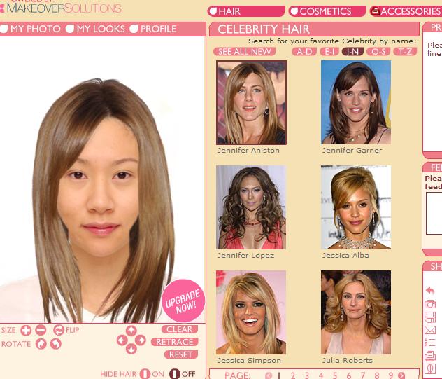 Often I try different hairstyles before going out, according to the ...